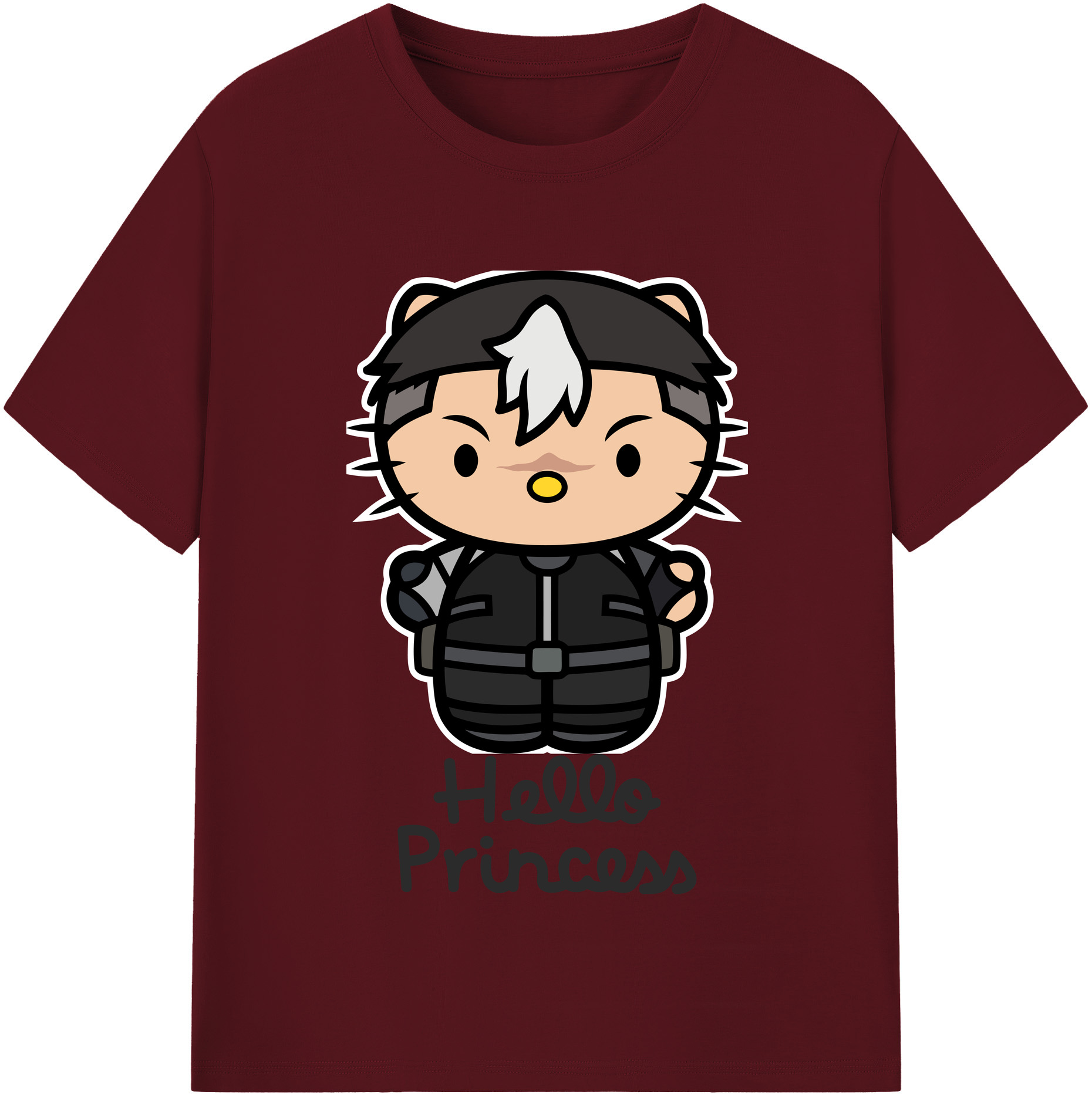 （画像用） Hello Kitty ハローキティ 綿100％半袖Tシャツ（フロントプリント）